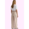 Kadın Geniş Paça Çizgili Pijama Pantolon Rahat Kalıp Regular Boy Yaz Aylarının Vazgeçilmezi