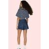 Kadın Geniş Paça Denim Şort City Short Kalıp Pamuklu Günlük Stil Yaz Aylarının Vazgeçilmezi