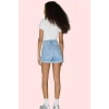Kadın Geniş Paça Denim Şort Etek Yüksek Bel Pamuklu Günlük Stil Yaz Aylarının Vazgeçilmezi