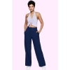 Kadın Geniş Paça Dokuma Pantolon Casual Stil Günlük Kombinler İçin Yaz Aylarının Vazgeçilmezi