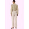 Kadın Geniş Paça Dokuma Pantolon Renk Casual Günlük Stil Hafta Sonu Yaz Aylarının Vazgeçilmezi