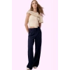Kadın Geniş Paça Uzun Pantolon Düz Desen Wide Leg Yüksek Bel Günlük Yaz Aylarının Vazgeçilmezi