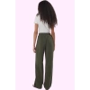 Kadın Geniş Paça Wide Leg Pantolon Kemerli Yazlık Günlük Kullanım Yaz Aylarının Vazgeçilmezi
