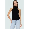 Kadın Halter Yaka Örme Bluz Rahat Günlük Stil Kaliteli İşçilik Özenle Seçilmiş