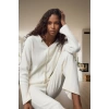 Kadın Kaşkorse Örme Pijama Takımı Kış Mevsimi İçin Rahat Uyku Günlük Kullanım
