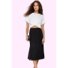 Kadın Kemerli Astarlı Örme Etek Renk Casual Stil Midi Boy Günlük Kullanım Kaliteli Malzeme