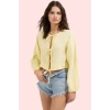 Kadın Keten Crop Gömlek Basic Siluet Fitted Kalıp Rahat Yaz Kombinleri Stilin Buluştuğu Yer