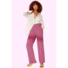Kadın Keten Pantolon; Renk Yüksek Bel Wide Leg Dokuma Kumaş Günlük Stil Yaz Aylarının Vazgeçilmezi