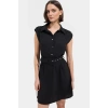 Kadın Kısa A Kesim Kemerli Elbise Polyester Dokuma Günlük Stil Profesyonel Görünüm Mükemmel Uyum