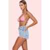 Kadın Kısa Boy Denim Şort Pamuk Straight Kalıp Plaj Ve Günlük Kullanım Yaz Aylarının Vazgeçilmezi