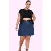 Kadın Kısa Denim Etek Pamuk Casual Stil Yaz Aylarının Vazgeçilmezi Günlük Kullanım Hafta Sonu