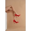 Kadın Klasik Topuklu Ayakkabı Sivri Burun İnce Topuk Model Stiletto