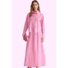 Kadın Kloş Maxi Etek Pamuklu Terrycotton Kumaş Günlük Stil Hafta Sonu Yaz Aylarının Vazgeçilmezi