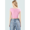 Kadın Kolsuz Örme Bluz Renk Basic Fitted Crop Bisiklet Yaka Konforlu Kesim Özel Tasarım