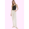 Kadın Leopar Desenli Denim Pantolon Yüksek Bel Wide Leg Rahat Günlük Kullanım Modern Tasarım
