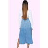 Kadın Maxi Denim Etek Yüksek Bel Kalem Kalıp Pamuklu Günlük Şıklık Yaz Aylarının Vazgeçilmezi