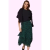 Kadın Maxi Kloş Animal Desenli Etek Astarlı Polyester Günlük Stil Yaz Aylarının Vazgeçilmezi