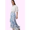 Kadın Maxi Kloş Animal Desenli Etek Astarlı Polyester Günlük Stil Yaz Aylarının Vazgeçilmezi