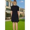 Kadın Mini Boy Aerobin Dokuma Şifon Elbise Rahat Yazlık Günlük Stil Trend Tasarım Yüksek Kalite