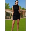 Kadın Mini Boy Vücuda Oturan Örme Elbise Polyester Karışımlı Yazlık Kaliteli İşçilik Özel Tasarım
