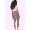 Kadın Mini Örme Etek Çiçekli Desen Yüksek Bel Skater Günlük Hafta Sonu Yaz Aylarının Vazgeçilmezi