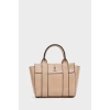Kadın Mini Tote Vegan Deri El Çantası Gold Toka Günlük ve İş Trend Tasarım Modern Stil Mükemmel Uyum