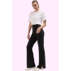 Kadın Modal Flare Pantolon Yüksek Bel Geniş Paça Casual Günlük Stil Yaz Aylarının Vazgeçilmezi