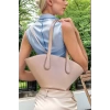 Kadın Modern Kesim Suni Deri Shopper Çanta El Ve Omuz Kullanımı İçin Mükemmel Uyum Mükemmel Uyum