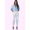 Kadın Mom Jean Regular Boy Yüksek Bel Denim Casual Stil Günlük Kullanım Yaz Aylarının Vazgeçilmezi