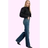 Kadın Normal Bel Wide Leg Jean Pamuk Rigid Dokuma Günlük Hafta Sonu Yaz Aylarının Vazgeçilmezi