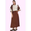 Kadın Örme Midi Kloş Etek Günlük Casual Stil Yaz Aylarının Vazgeçilmezi Stilin Buluştuğu Yer
