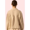 Kadın Oversize Basic Gömlek Yaka Keten Günlük Yazlık Hafta Sonu Yaz Aylarının Vazgeçilmezi
