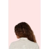 Kadın Oversize Çizgili Keten Görünümlü Gömlek Günlük Stil Hafta Sonu Yaz Aylarının Vazgeçilmezi
