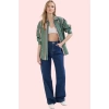 Kadın Oversize Çizgili Pamuklu Gömlek Renk Günlük Kullanım İçin Rahat Yaz Aylarının Vazgeçilmezi