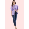 Kadın Oversize Dokuma Gömlek Günlük Ve İş Stilleri İçin Hafta Sonu Yaz Aylarının Vazgeçilmezi