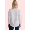 Kadın Oversize Geniş Kalıp Dokuma Gömlek Nakışlı Desen Günlük Kullanım Yaz Aylarının Vazgeçilmezi