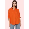 Kadın Oversize Pamuklu Dokuma Gömlek Basic Kalıp Günlük Kullanım İçin Yaz Aylarının Vazgeçilmezi