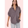 Kadın Oversize Pamuklu Dokuma Gömlek Basic Kalıp Günlük Kullanım İçin Yaz Aylarının Vazgeçilmezi