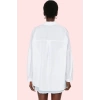 Kadın Oversize Pamuklu Dokuma Gömlek Basic Kalıp Günlük Kullanım İçin Yaz Aylarının Vazgeçilmezi