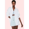 Kadın Oversize Pamuklu Dokuma Gömlek Basic Kalıp Günlük Kullanım İçin Yaz Aylarının Vazgeçilmezi