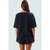 Kadın Oversize Pamuklu Şortlu Takım Rahat Yazlık Mükemmel Uyum Modern Stil Kullanım