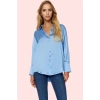 Kadın Oversize Saten Gömlek Düz Desen Günlük Ve Şık Kombinler Hafta Sonu Dayanıklı Malzeme