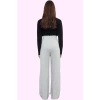Kadın Palazzo Pantolon Desenli Wide Leg Boru Paça Günlük Stil Hafta Sonu Dayanıklı Malzeme