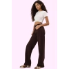 Kadın Pamuk Denim Pantolon Yüksek Bel Wide Leg Model Tüm Sezon Günlük Kullanım Özel Günler