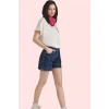 Kadın Pamuk Denim Şort Normal Bel Düz Desenli Şık Günlük Tasarım Yaz Aylarının Vazgeçilmezi