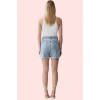 Kadın Pamuk Denim Şort Renk Günlük Kombinler İçin Yüksek Bel City Short Yaz Aylarının Vazgeçilmezi