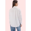 Kadın Pamuk Gömlek Çiçek Detaylı Oversize Günlük ve İş İçin Hafta Sonu Yaz Aylarının Vazgeçilmezi