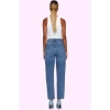 Kadın Pamuk Mom Jean Denim Pantolon Yüksek Bel Regular Boy Günlük Kullanım Kaliteli Malzeme