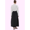 Kadın Pamuk Polyester Maxi Kloş Etek Dantel Detaylı Tüm Sezon Günlük Kullanım Modern Tasarım