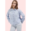 Kadın Pamuk Terrycotton Kumaş Oversize Gömlek Taş Detaylı Ramadan Koleksiyonu Günlük Kullanım